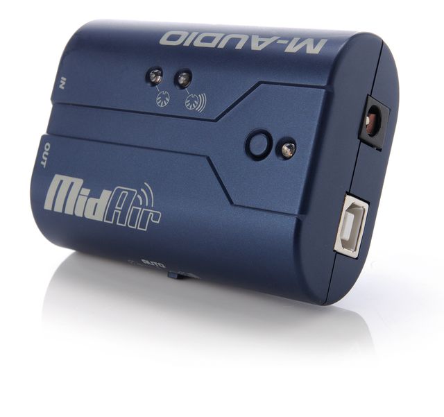 blank The receiver connects to your computer via USB.